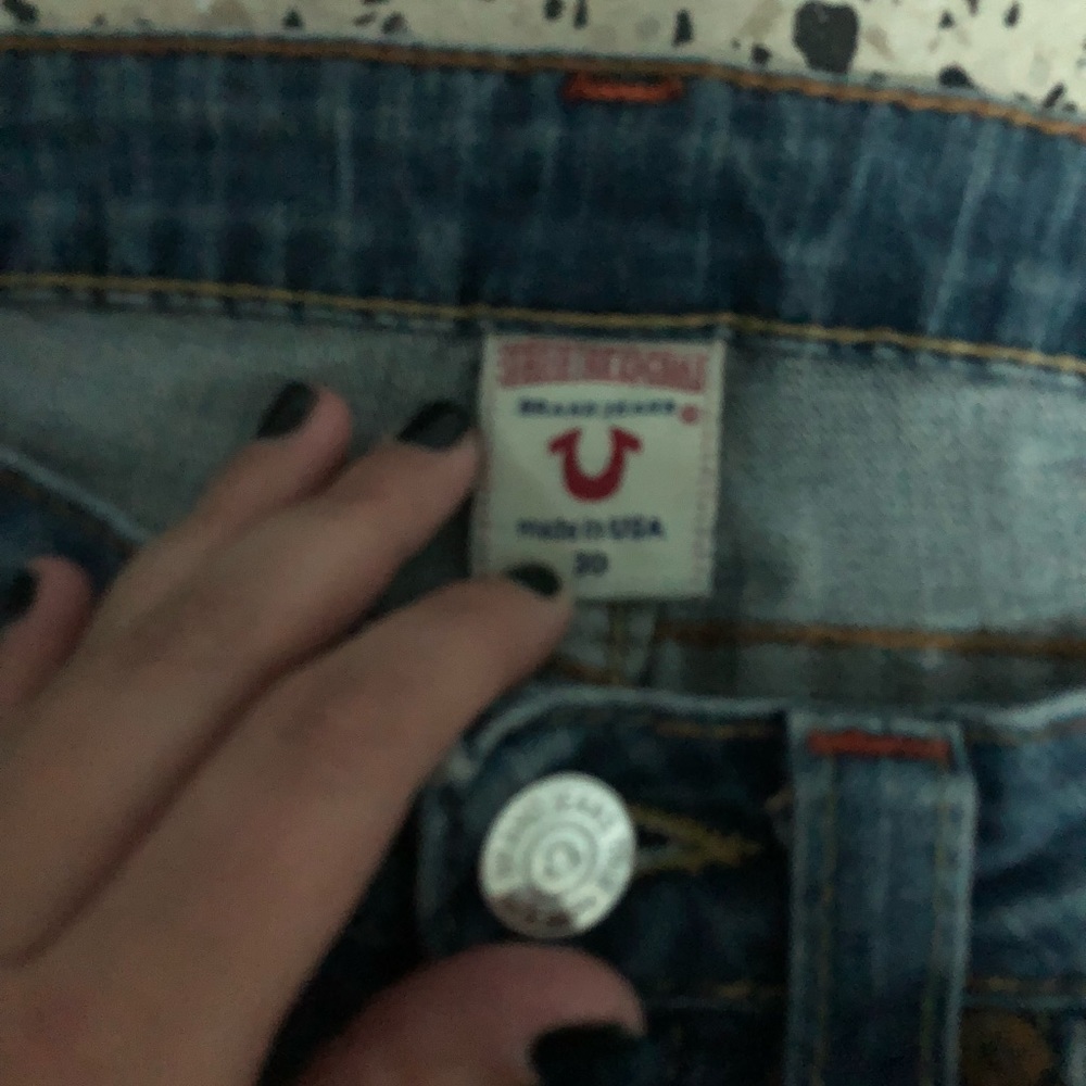Authenticity True Religion Mid Rise Straight Leg - Picture 2 of 5